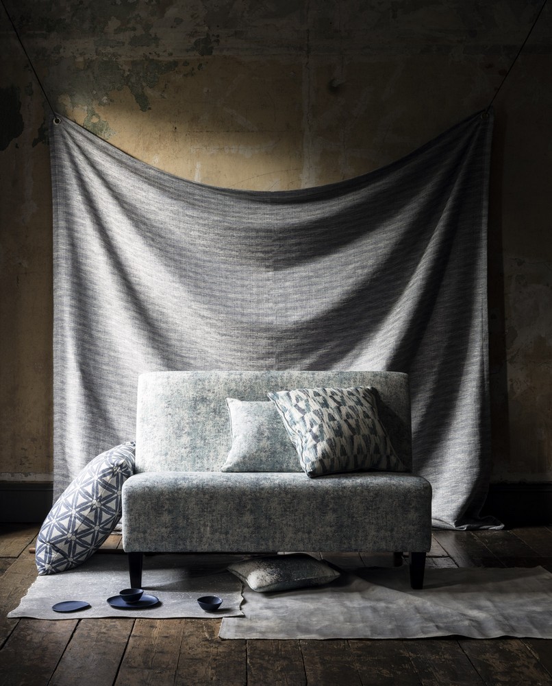 Pallas Charcoal Fabric by Studio G - Britannia Rose