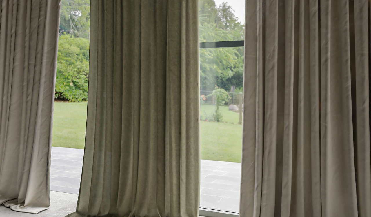 Laundered-Linen Natural by Warwick - Made to Measure Curtains ...