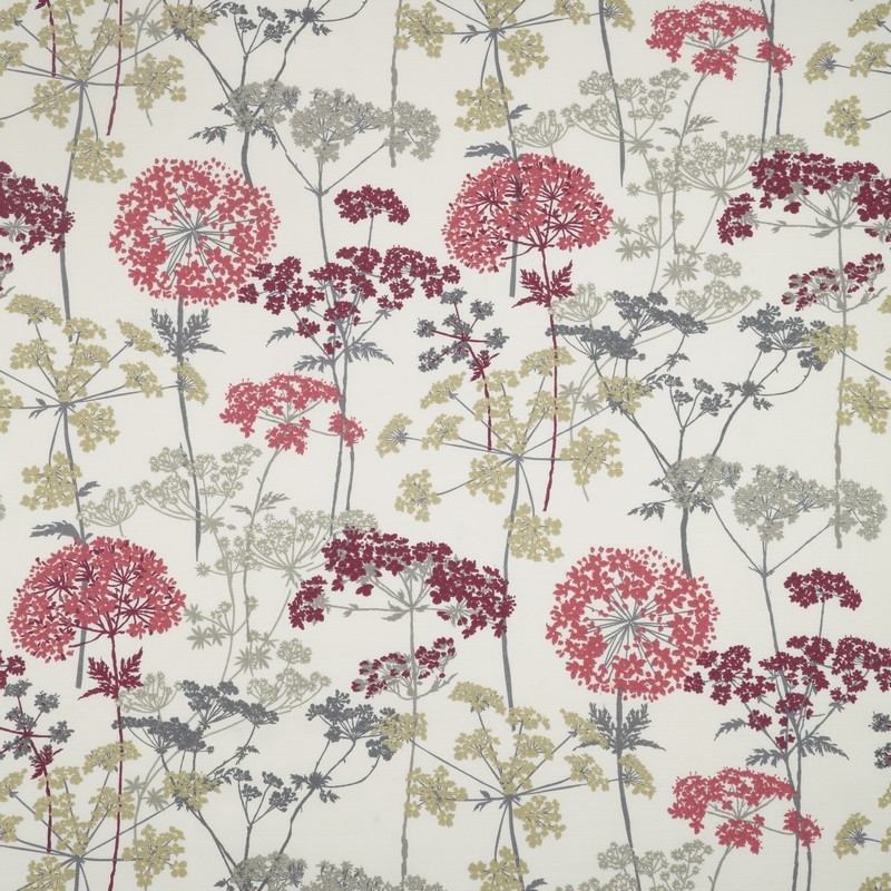 Hedgerow Ruby Fabric by iLiv