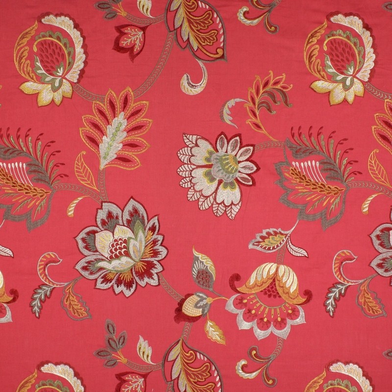 Symphony Flame Fabric by Prestigious Textiles