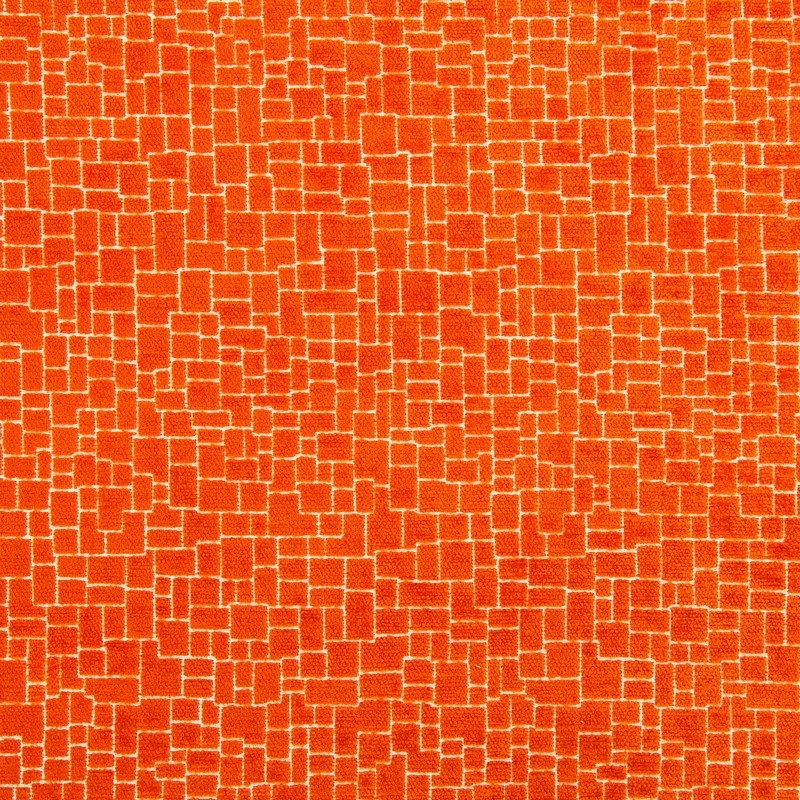 Zane Tangerine Fabric by Prestigious Textiles