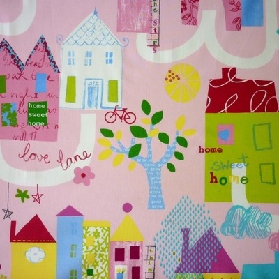 Home Sweet Home Petal Fabric by Prestigious Textiles