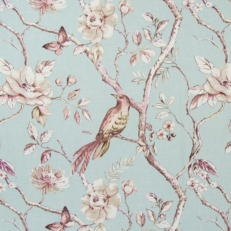 Dovedale Vintage Blue Fabric by Prestigious Textiles