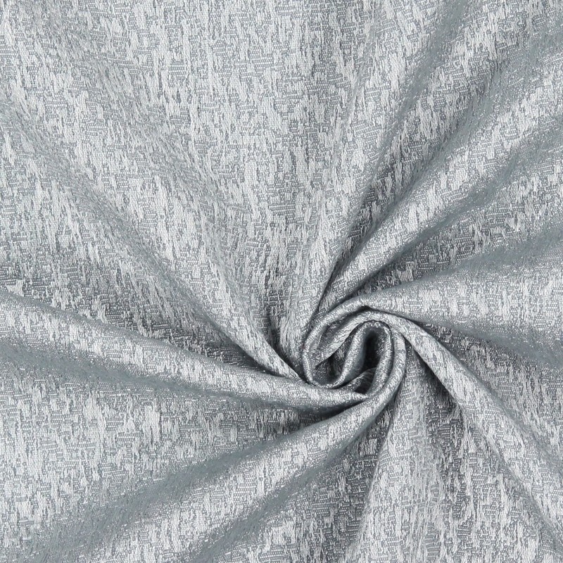 Piazza Silver Fabric by Prestigious Textiles
