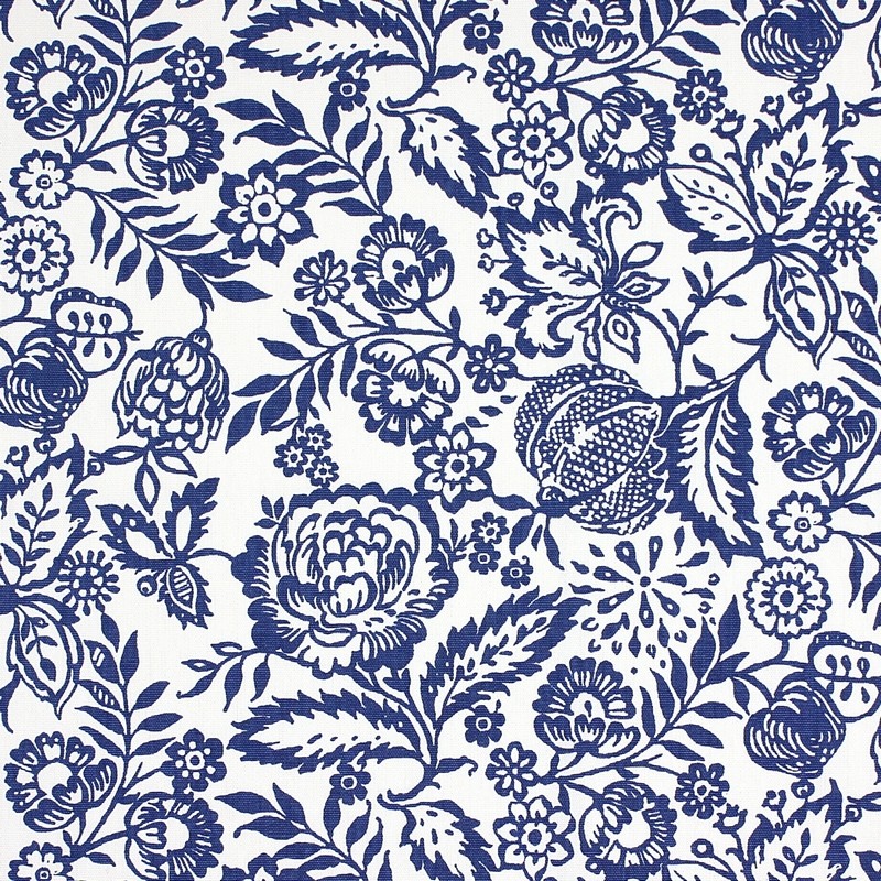 Polly Indigo Fabric by Prestigious Textiles