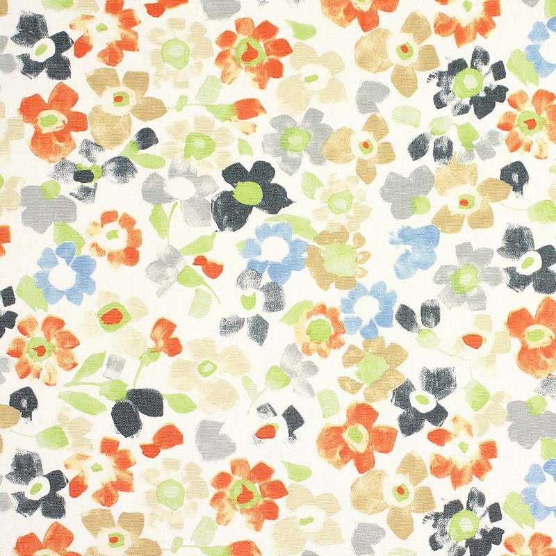 Sweet Pea Paprika Fabric by Prestigious Textiles