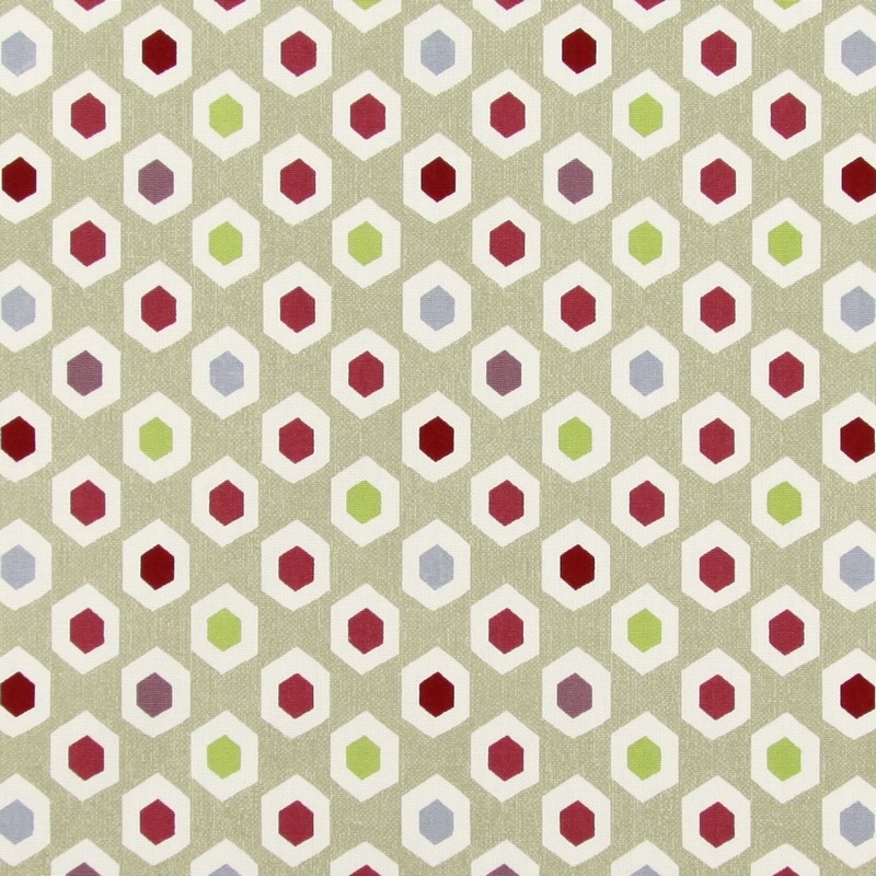 Bahia Pomegranate Fabric by Prestigious Textiles