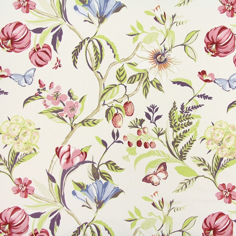 Botanica Pomegranate Fabric by Prestigious Textiles