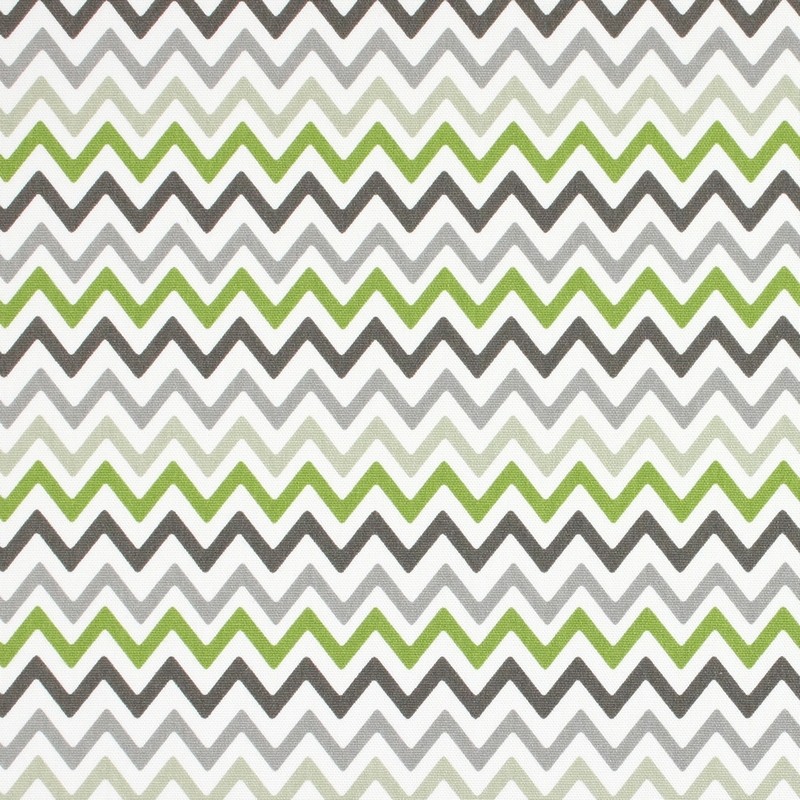 Zag Zig Eucalyptus Fabric by Prestigious Textiles