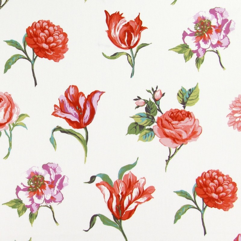 Juliette Geranium Fabric by Prestigious Textiles