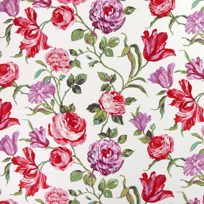 Portia Geranium Fabric by Prestigious Textiles