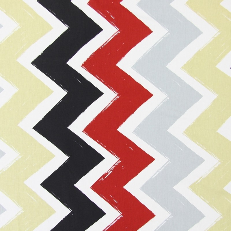 Ziggy Red Fabric by Prestigious Textiles