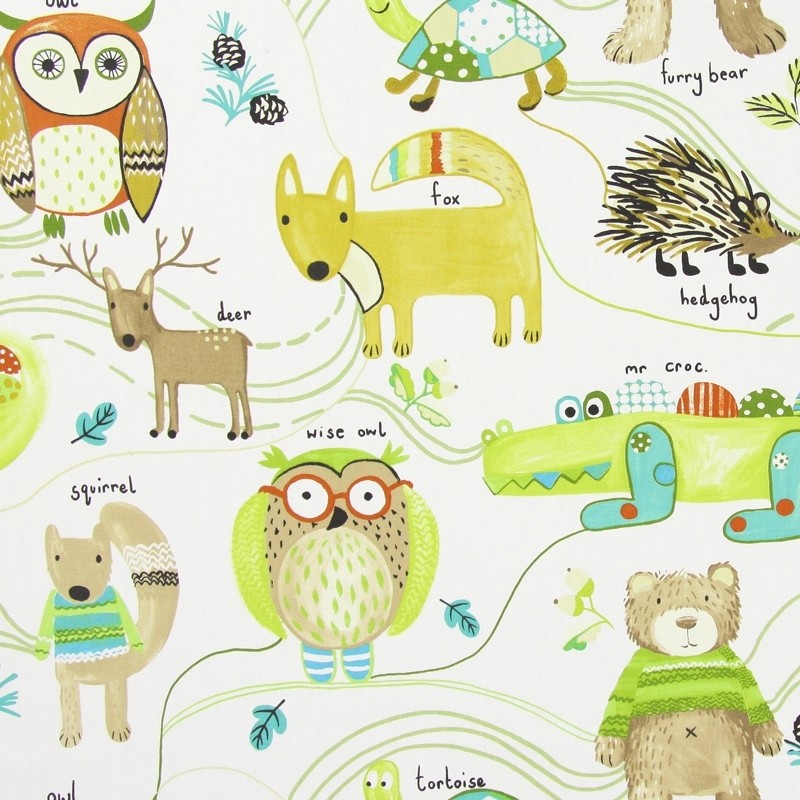 Nature Trail Marmalade Fabric by Prestigious Textiles