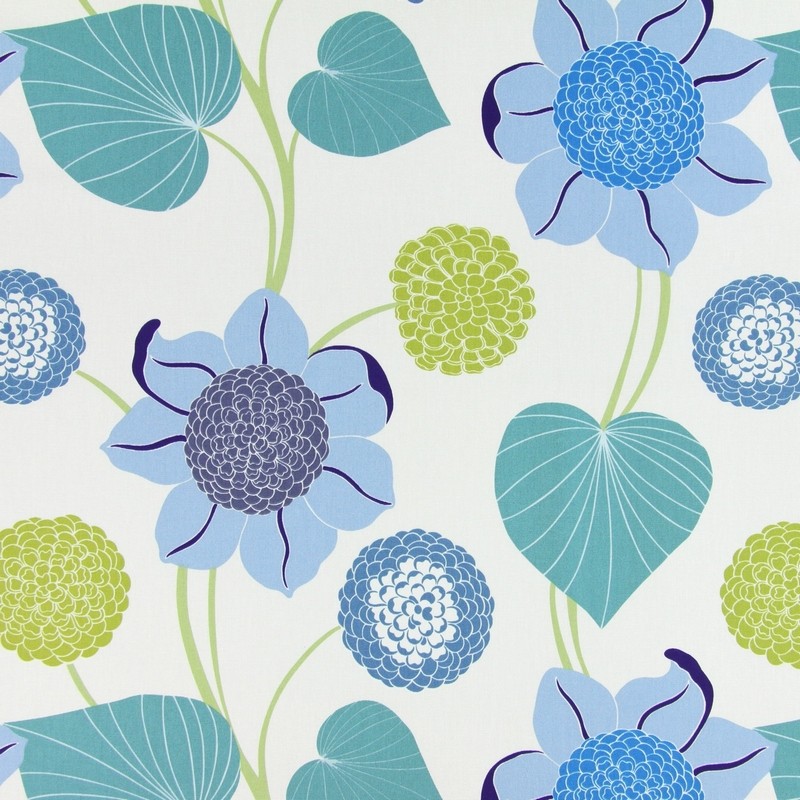 Delilah Cobalt Fabric by Prestigious Textiles