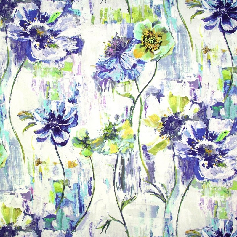 Poppy Indigo Fabric by Prestigious Textiles