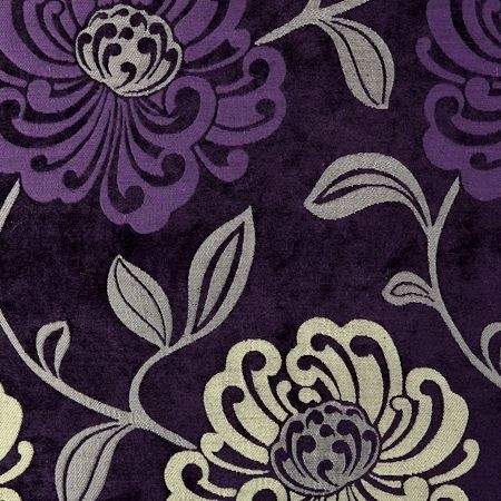 Donatello Violet Fabric by Clarke & Clarke