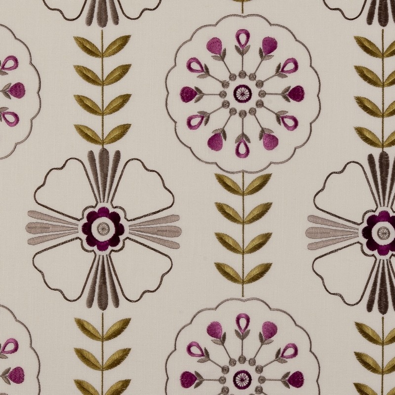 Mandana Berry Fabric by Clarke & Clarke