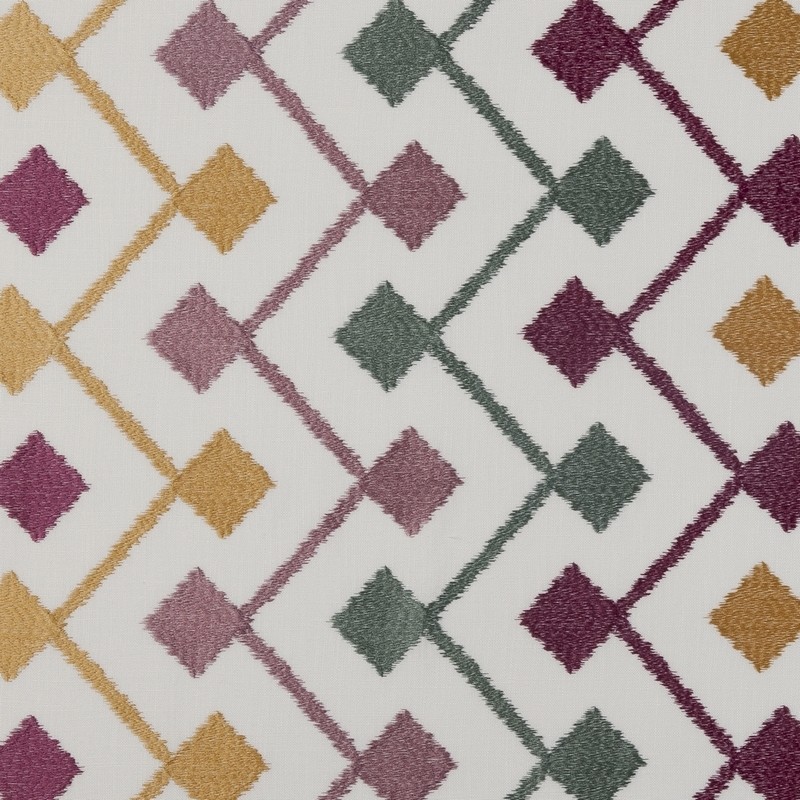 Bijar Sage Fabric by Clarke & Clarke