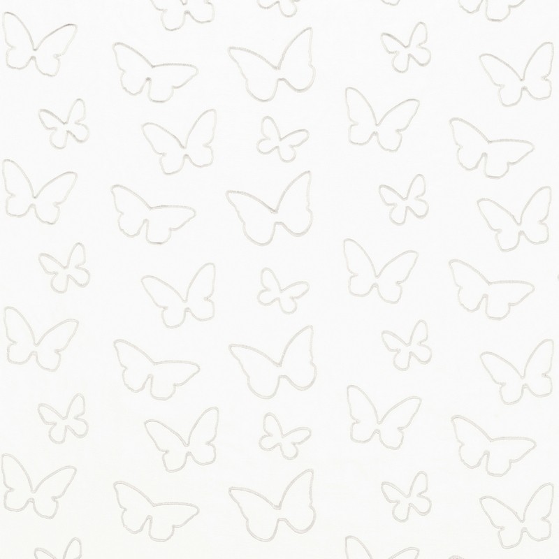 Farfalle Ivory Fabric by Clarke & Clarke