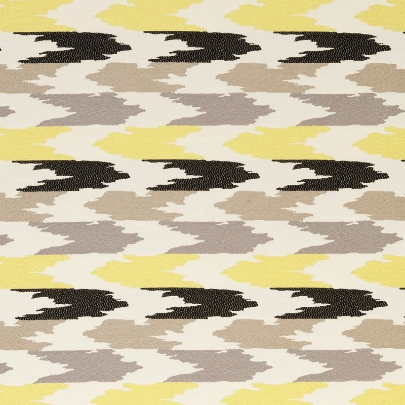 Jasper Chartreuse Fabric by Clarke & Clarke