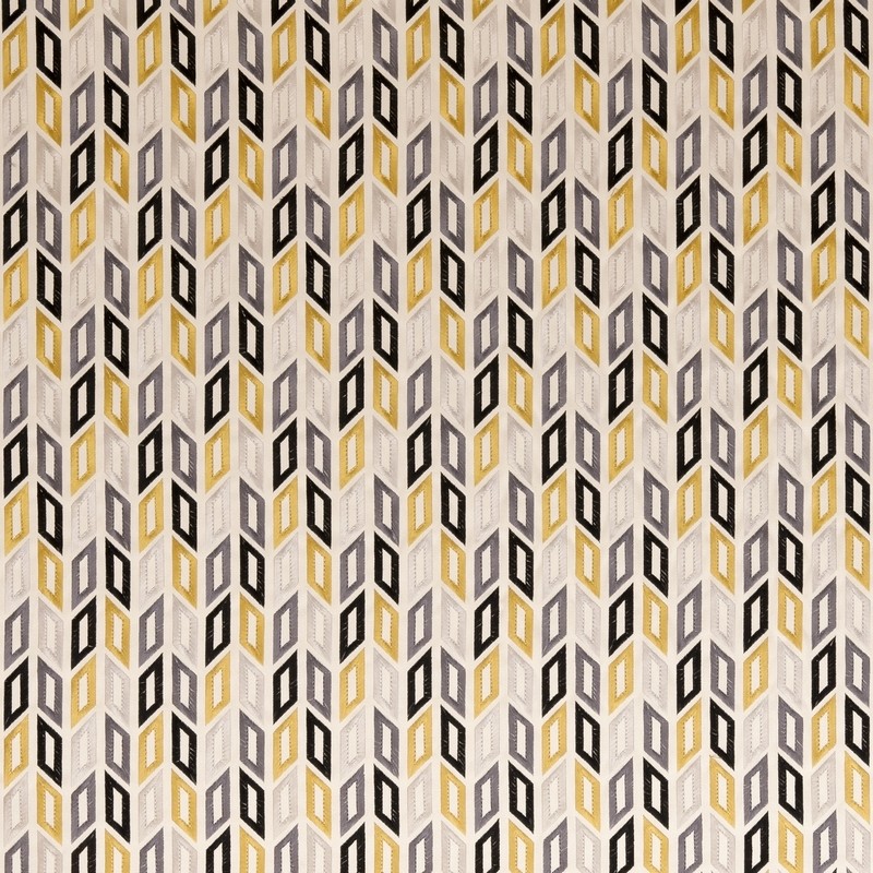 Tambour Ochre Fabric by Clarke & Clarke