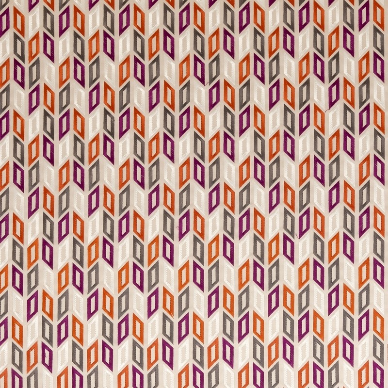 Tambour Sunset Fabric by Clarke & Clarke