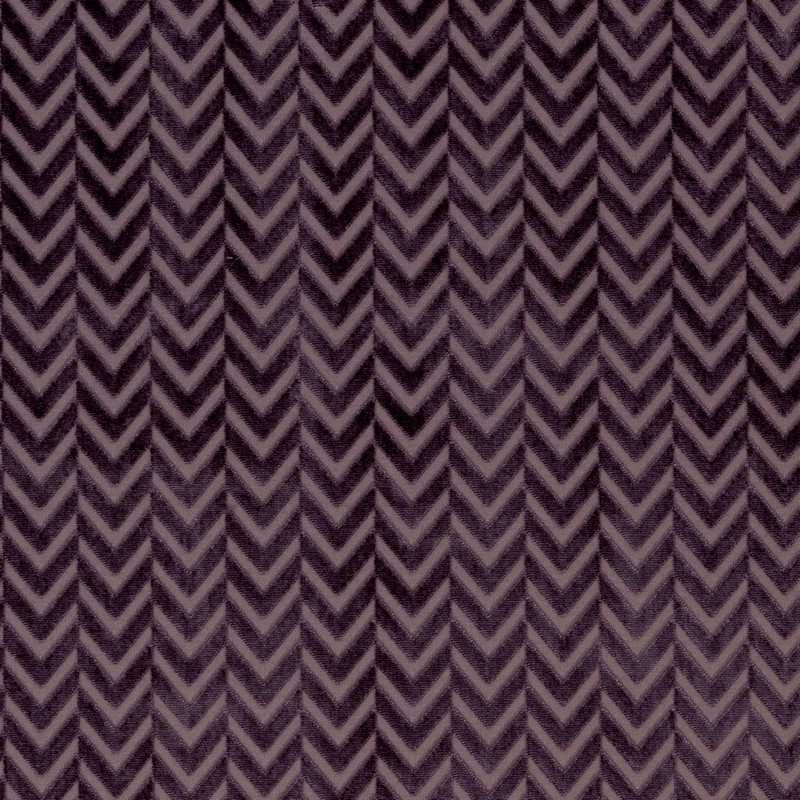 Plaza Damson Fabric by Clarke & Clarke