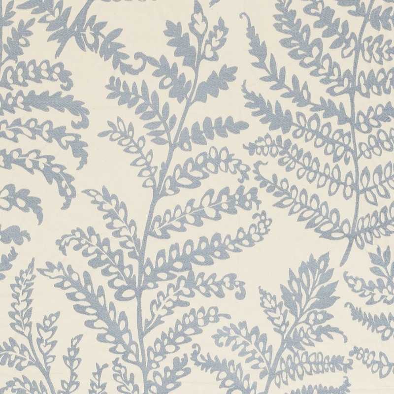 Wild Fern Mineral Fabric by Clarke & Clarke