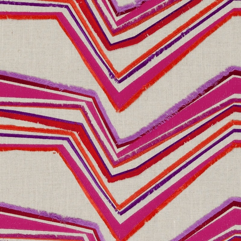 Merengue Sunset Fabric by Clarke & Clarke