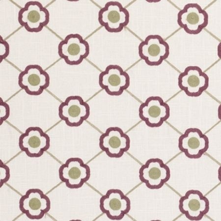 Hena Orchid Fabric by Clarke & Clarke