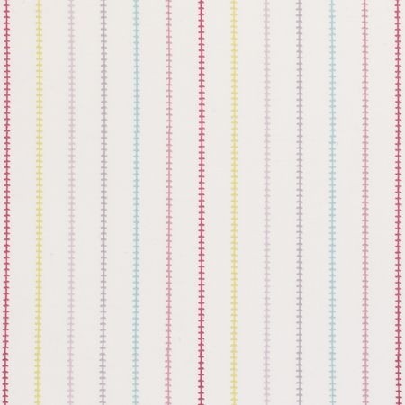 Stitch Stripe Pink Fabric by Clarke & Clarke