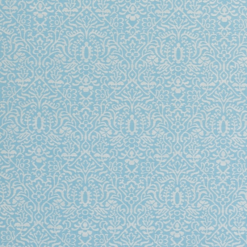 Catherine Aqua Fabric by Clarke & Clarke