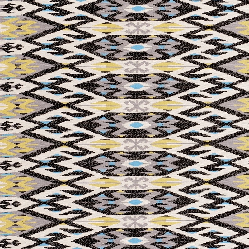 Kilim Noir Fabric by Clarke & Clarke