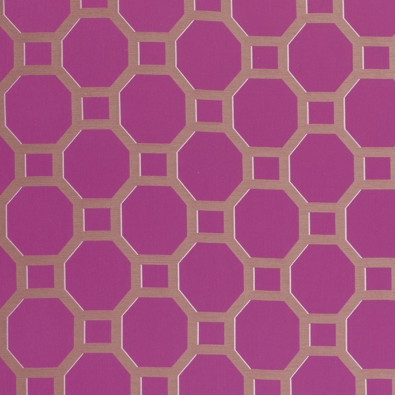 Vendome Violet Fabric by Clarke & Clarke