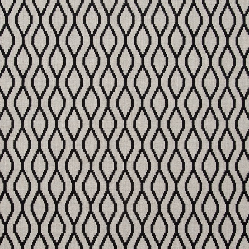 Brenna Ebony Fabric by Clarke & Clarke