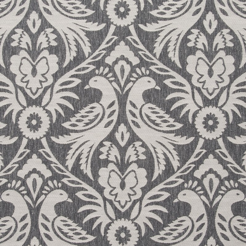 Harewood Charcoal Fabric by Clarke & Clarke