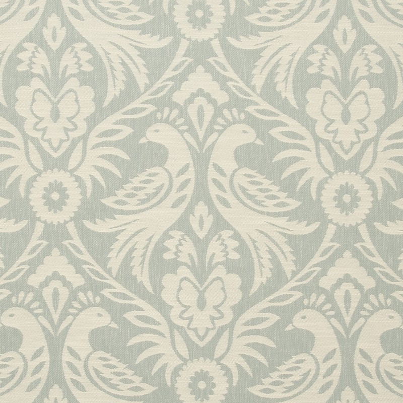 Harewood Duckegg Fabric by Clarke & Clarke