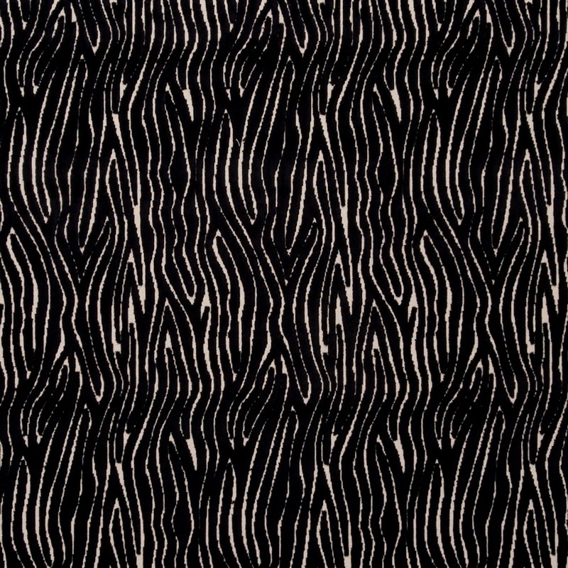 Onda Ebony Fabric by Clarke & Clarke