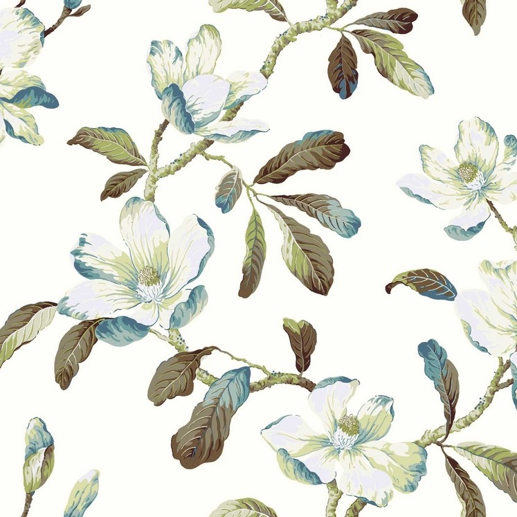 Amelia Sapphire Fabric by Porter & Stone