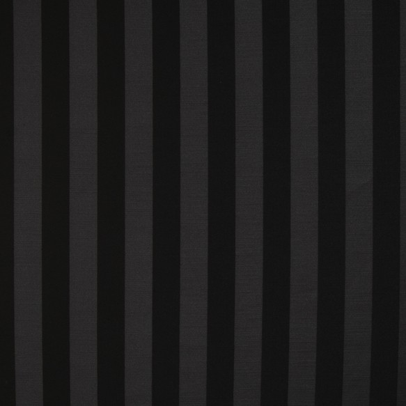 Ascot Stripe Black Fabric by Fryetts