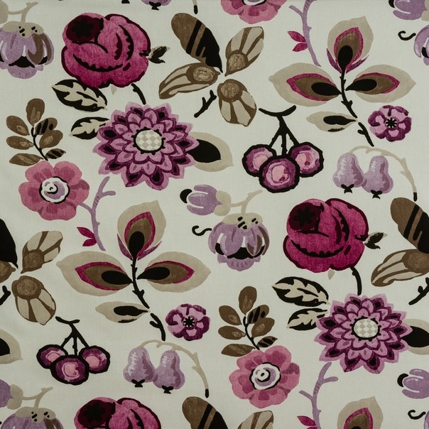 Bohemia Damson Fabric by Fryetts