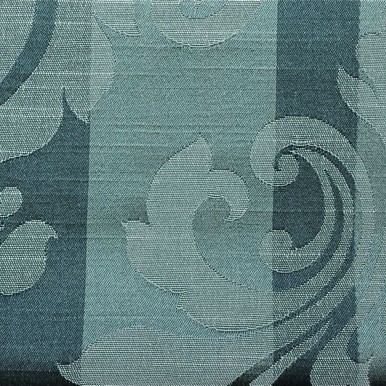 Camden Stripe Teal Fabric by Fryetts