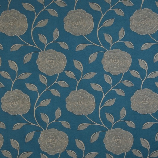 Mcallister Blue Fabric by Fryetts