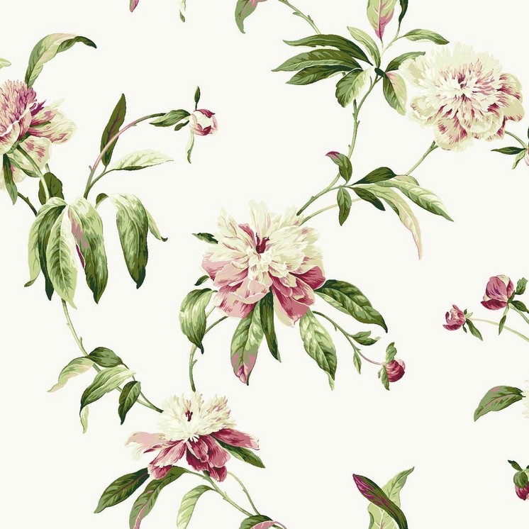 Peony Chintz Fabric by Porter & Stone