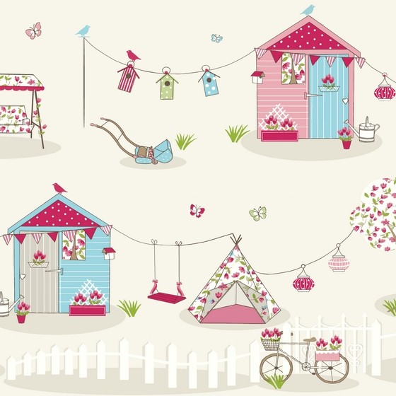 Summer Holiday Candy Fabric by Fryetts