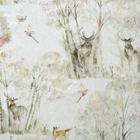 Enchanted Forest Linen By Voyage Decoration Made To Measure