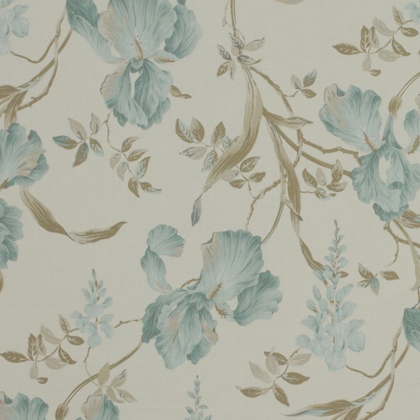 Morsley Sky Blue Fabric by Ashley Wilde