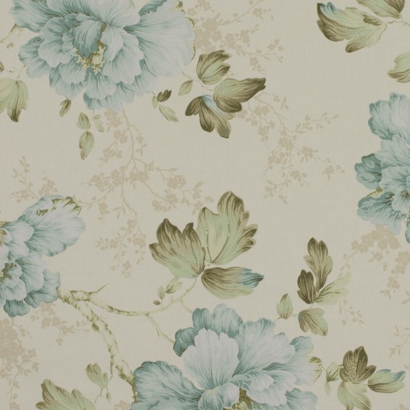 Priorwood Sky Blue Fabric by Ashley Wilde