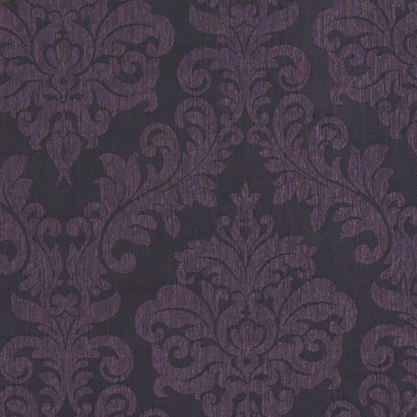 Venosa Aubergine Fabric by Ashley Wilde
