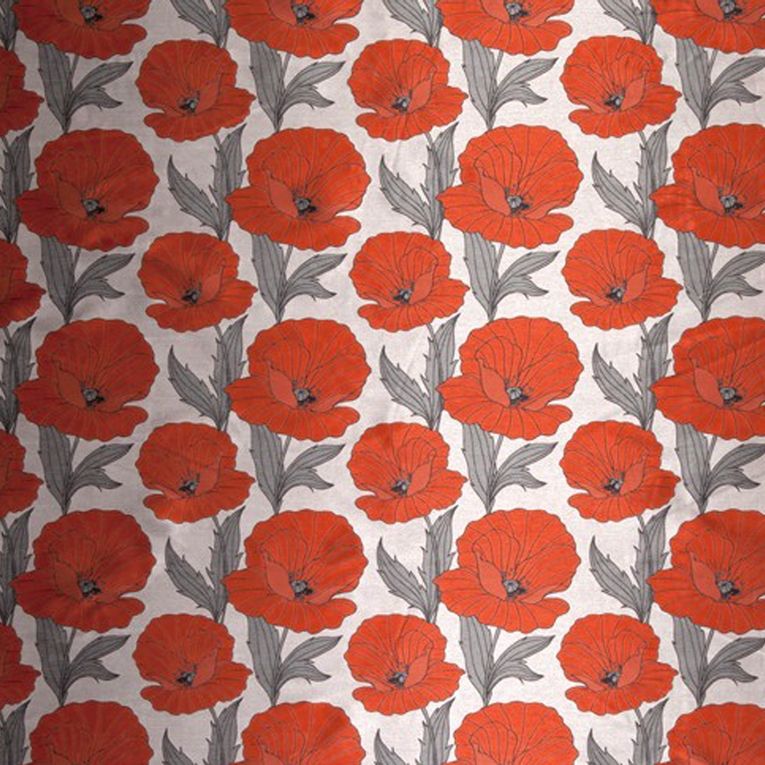 Blooming Jaffacake Fabric by iLiv